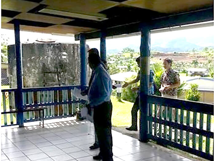 The opening of two new classroom block