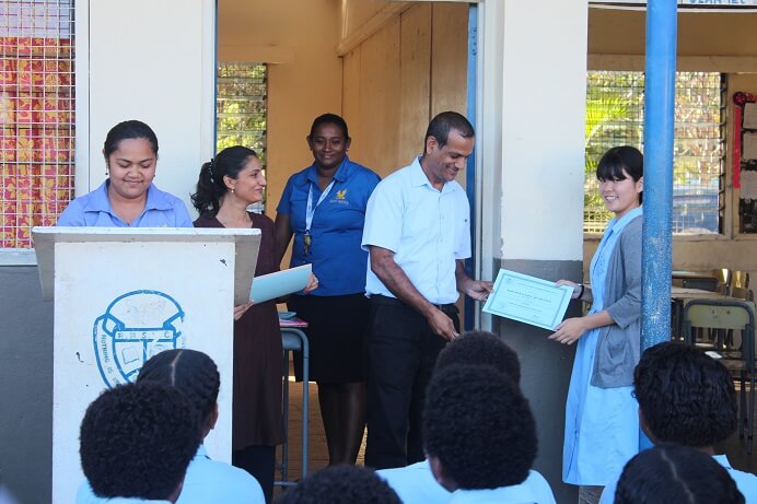 【Ratu Navula】学校から表彰を受けました！